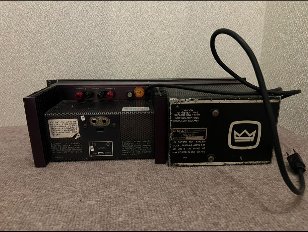 Crown D-150A Series II パワーアンプ　Amcron