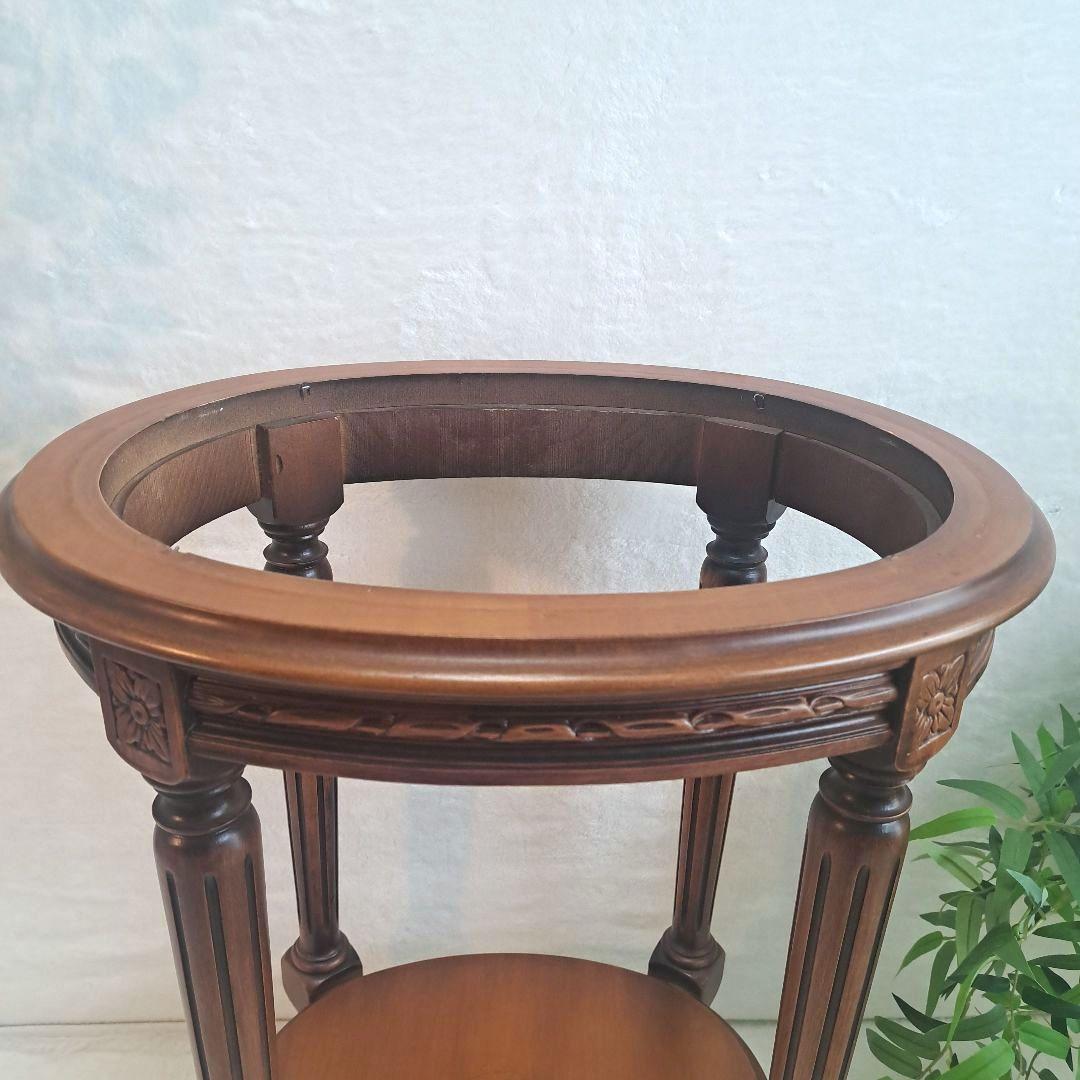 アンティーク　大理石　イタリア家具　サイドテーブル　コンソール家具