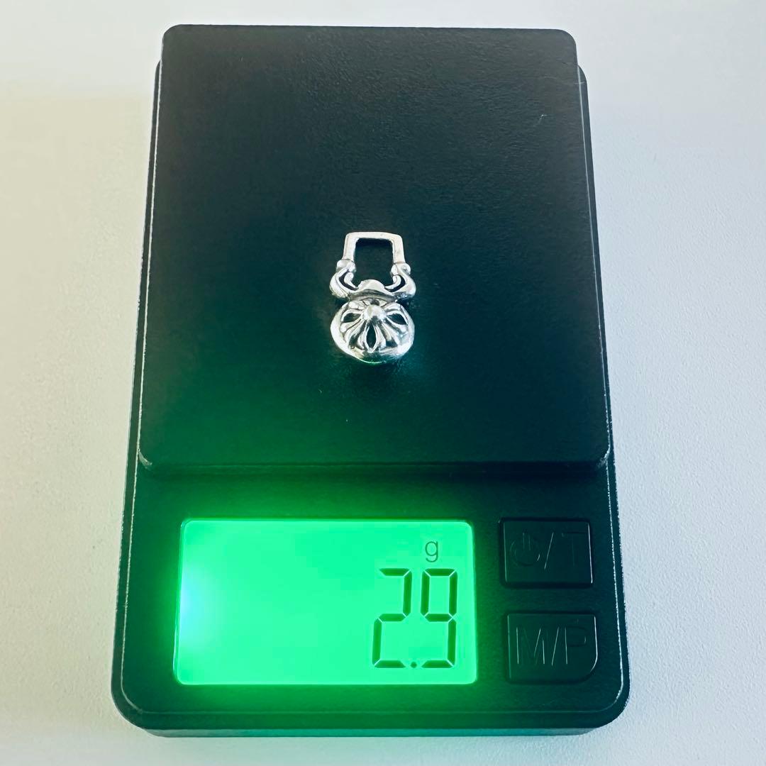 【美品】クロムハーツ クロスボール ネックレス ファスナーパーツ 紙袋＆布袋付き