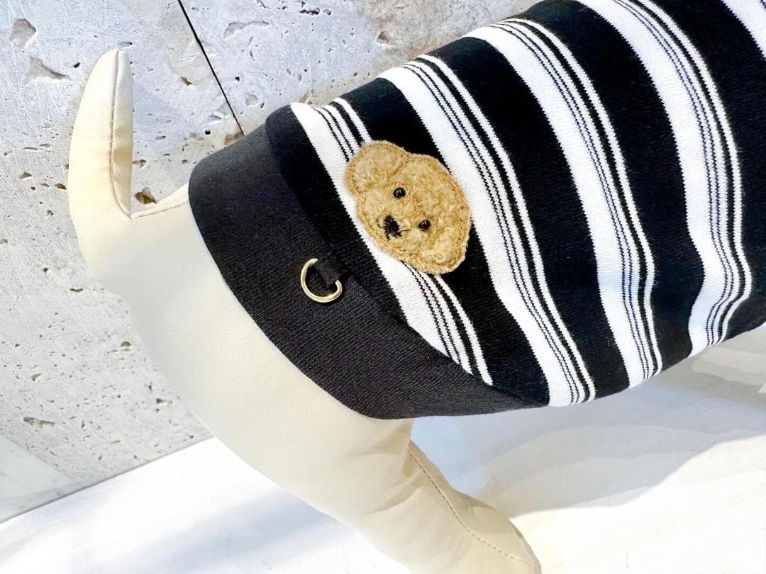 DENIM ROSE ワッペンポロシャツ