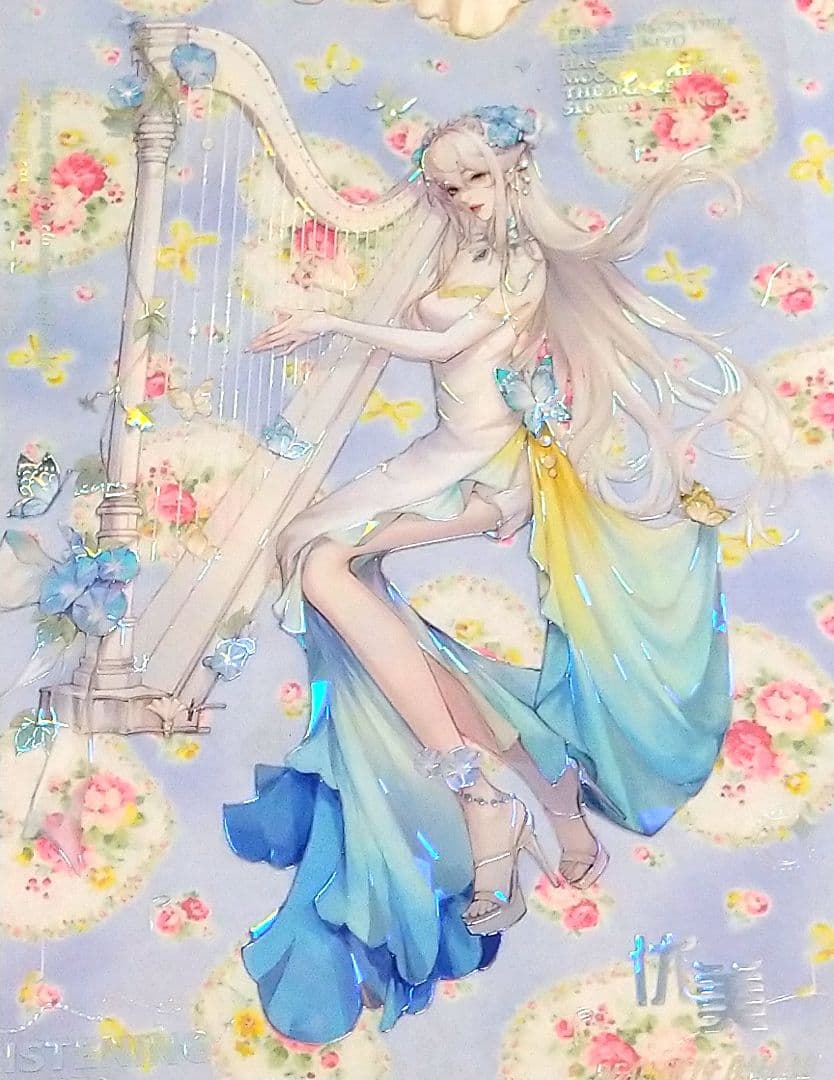 ✩再販✩J894＃花梦拾音(贝壳光)切り売り海外人物マステ女の子