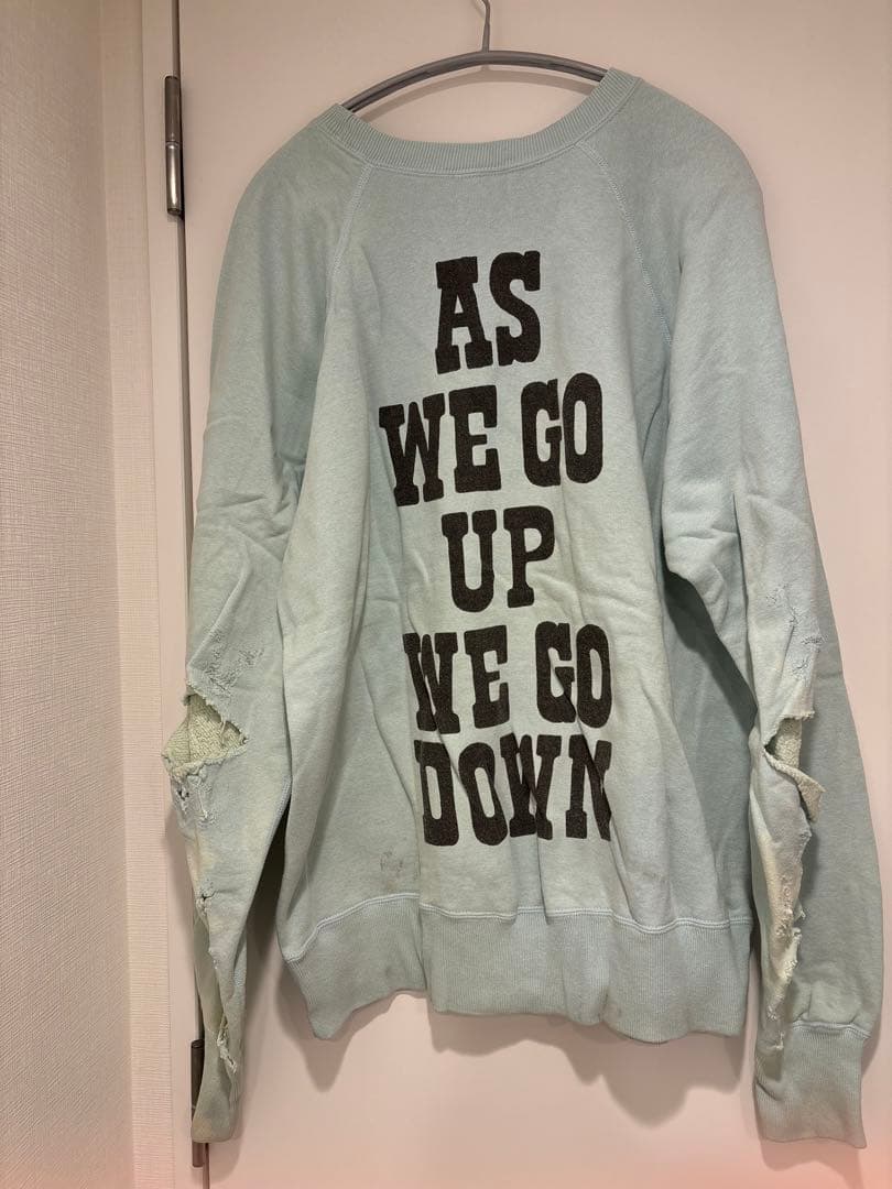 SAINT Mxxxxxx人気デザインスウェット M ライトブルー