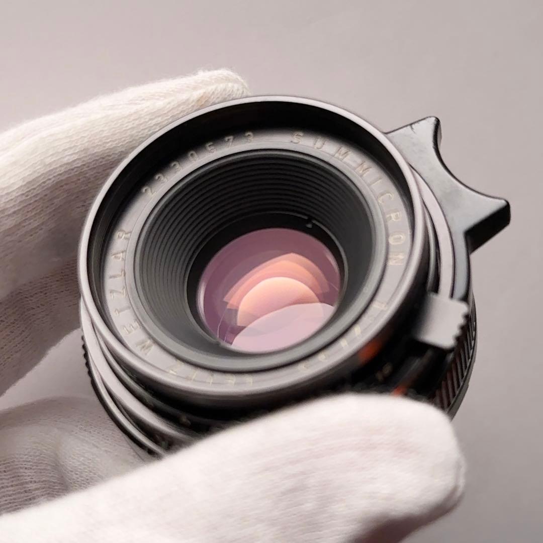 【希少】ツノ付き ズミクロン35mm F2【６枚玉】ドイツ製12504フード付き