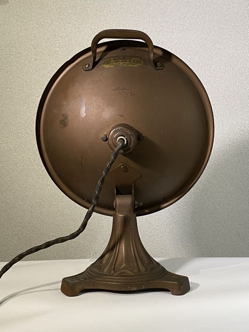 骨董　反射式電気ストーブ　1930年代　ウェスティングハウス製