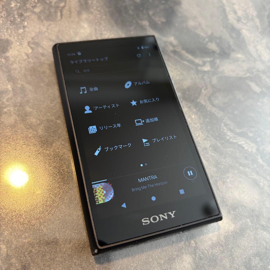 NW-A107 ウォークマン 64GB【A100シリーズ】 シリコンケース付き