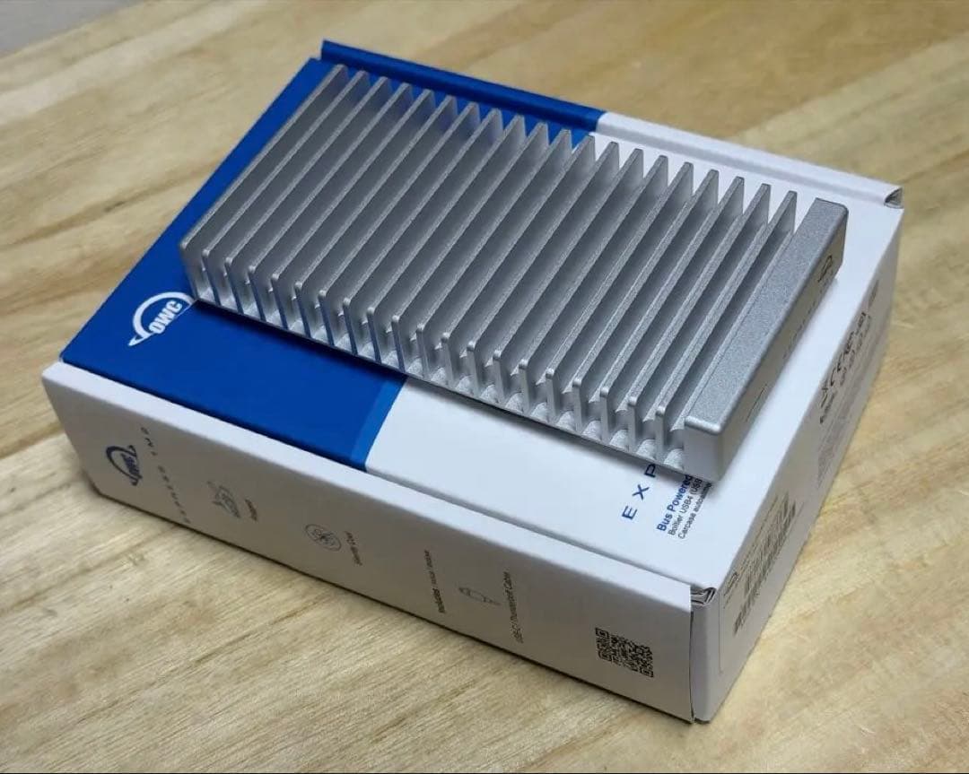 外付けハードディスク・ドライブ OWC(USB-C)40Gbps Express 1M2