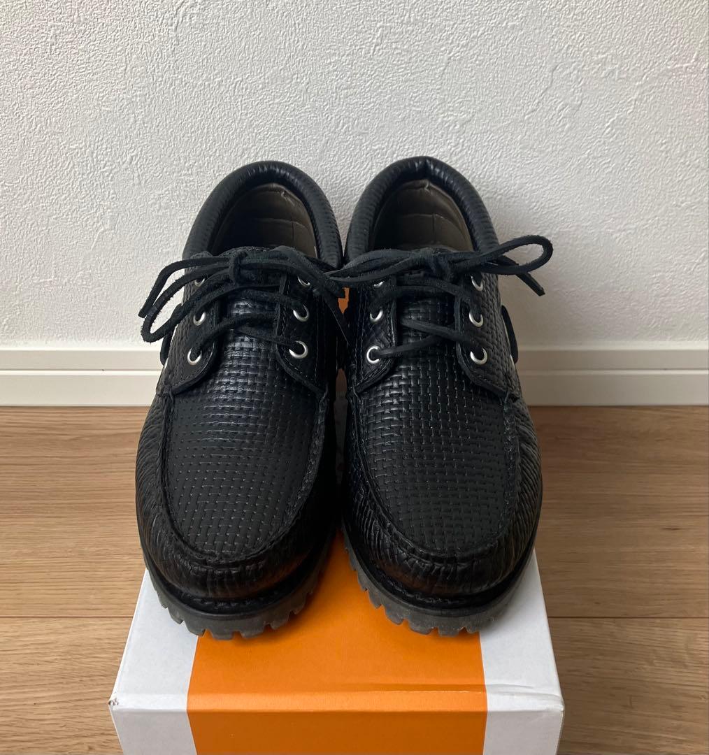 Timberland 3eye 27㎝　新品未使用　ブラック　オールレザー　希少