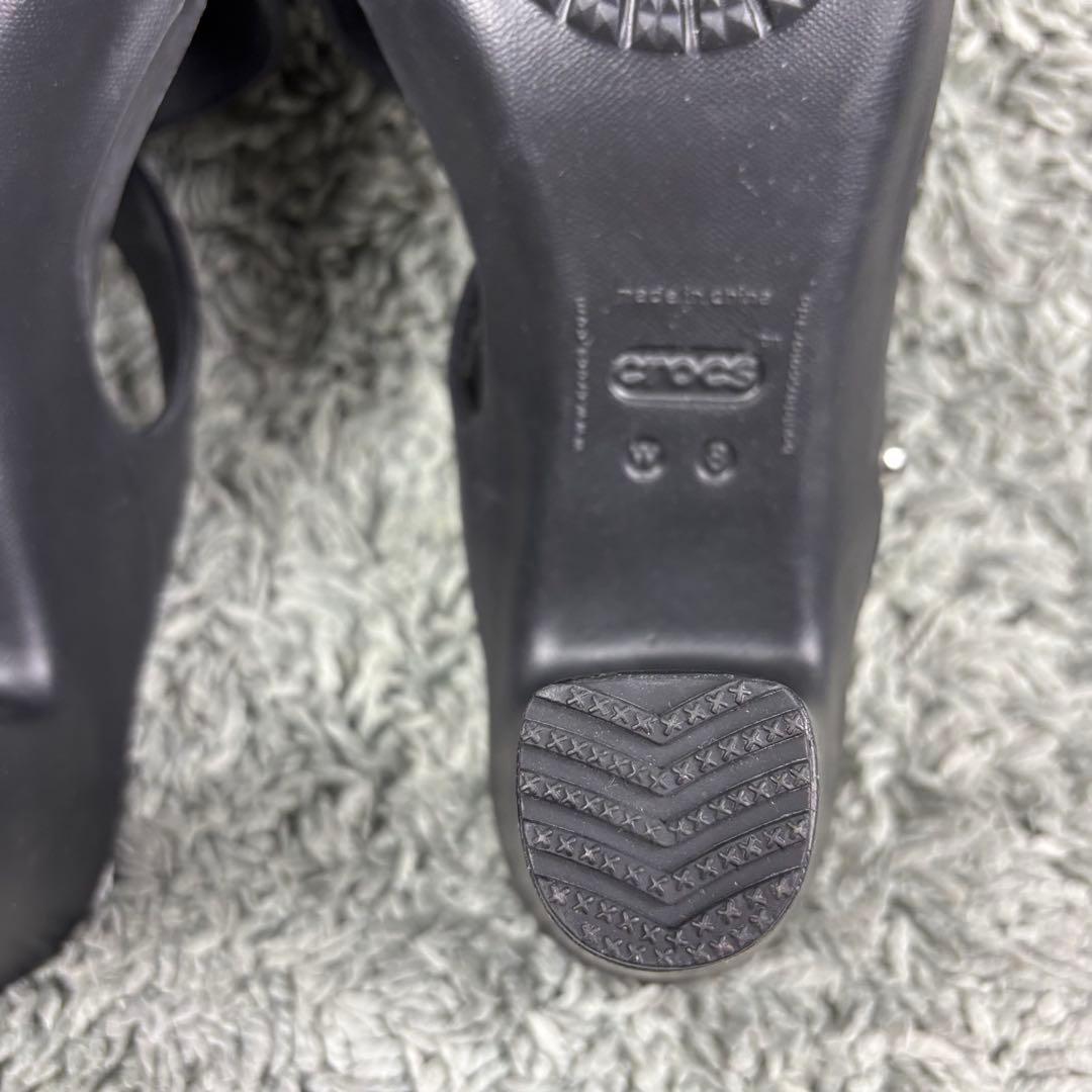 未使用 廃盤品 crocs クロックス サイプラス 黒 w8 24