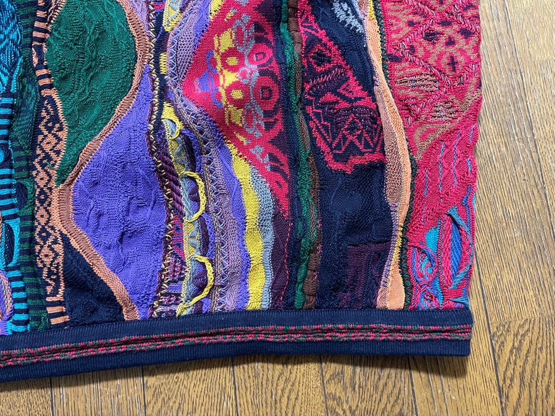 COOGI マルチカラー ニット XL