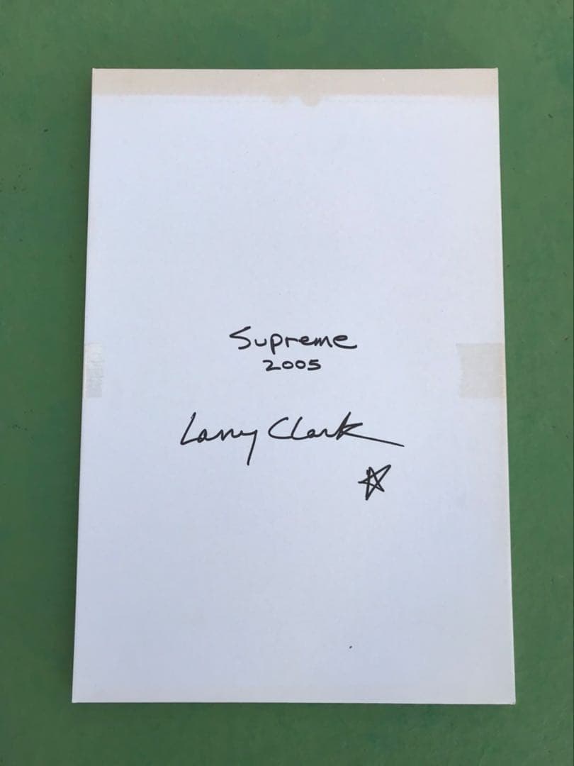 supreme カレンダー larry clark レア 新品 未使用 未開封
