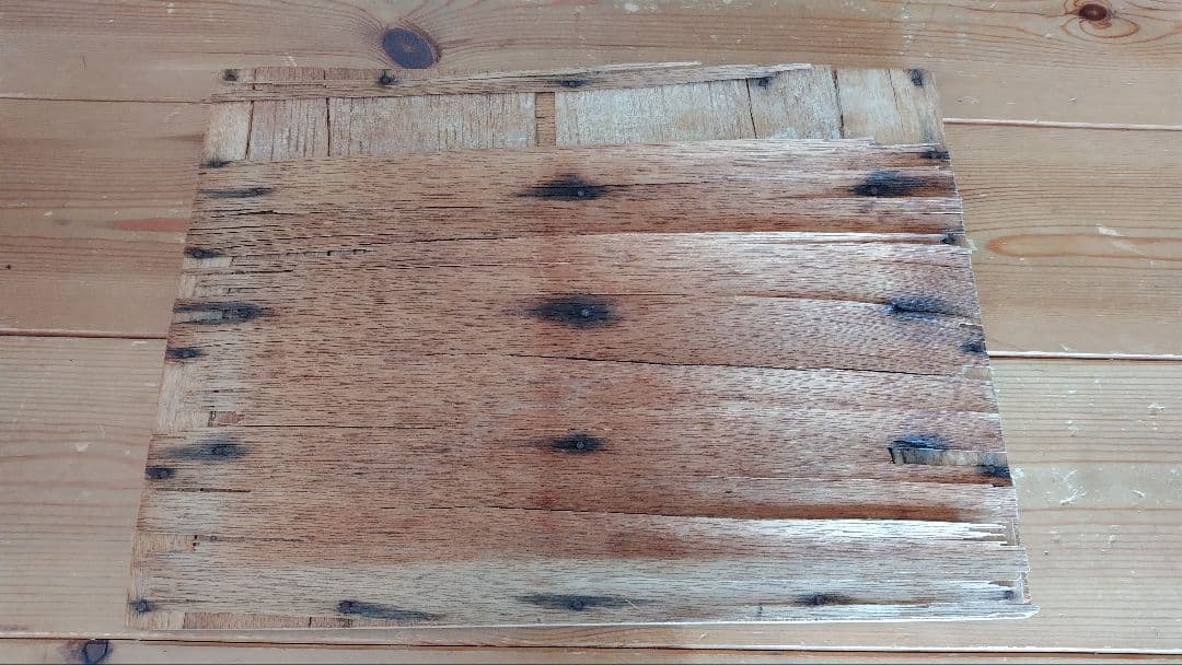 ヴィンテージ★木製スロットデザインのアンティーク雑貨