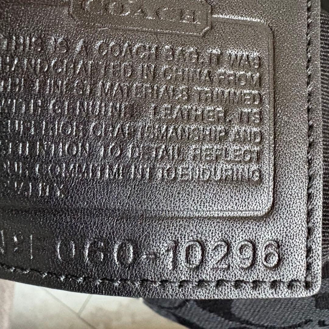 COACH コーチ　ソーホー ワンショルダーバッグ 10296 黒 極美品