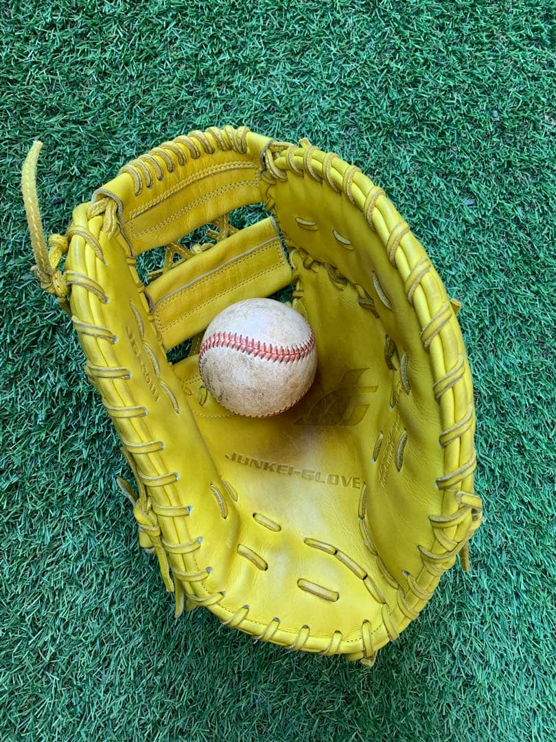 【レア・未使用】ジュンケイ硬式用ファーストミット