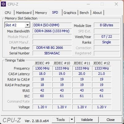 SK hynix 8GB 2枚 計16GB DDR4-2666MHz