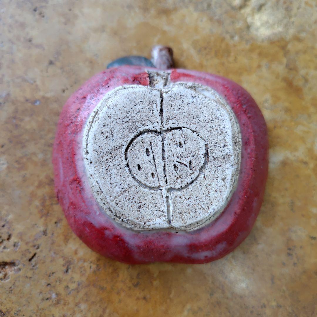 本田あつみ　フルーツ　りんご ２点