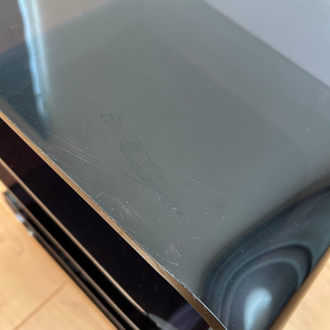 Ｓ字型　透明　黒　アクリル　サイドテーブル　ラック　本棚　北欧　インテリア