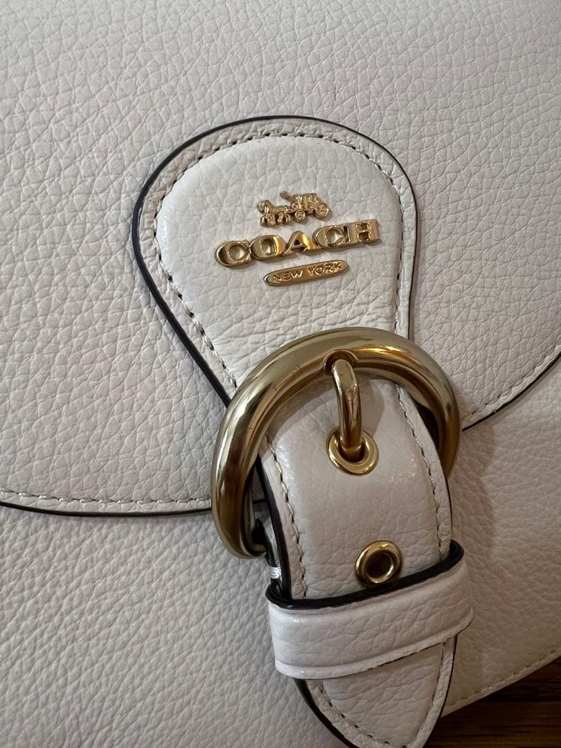 COACH ショルダーバッグ ホワイト 保存袋付き