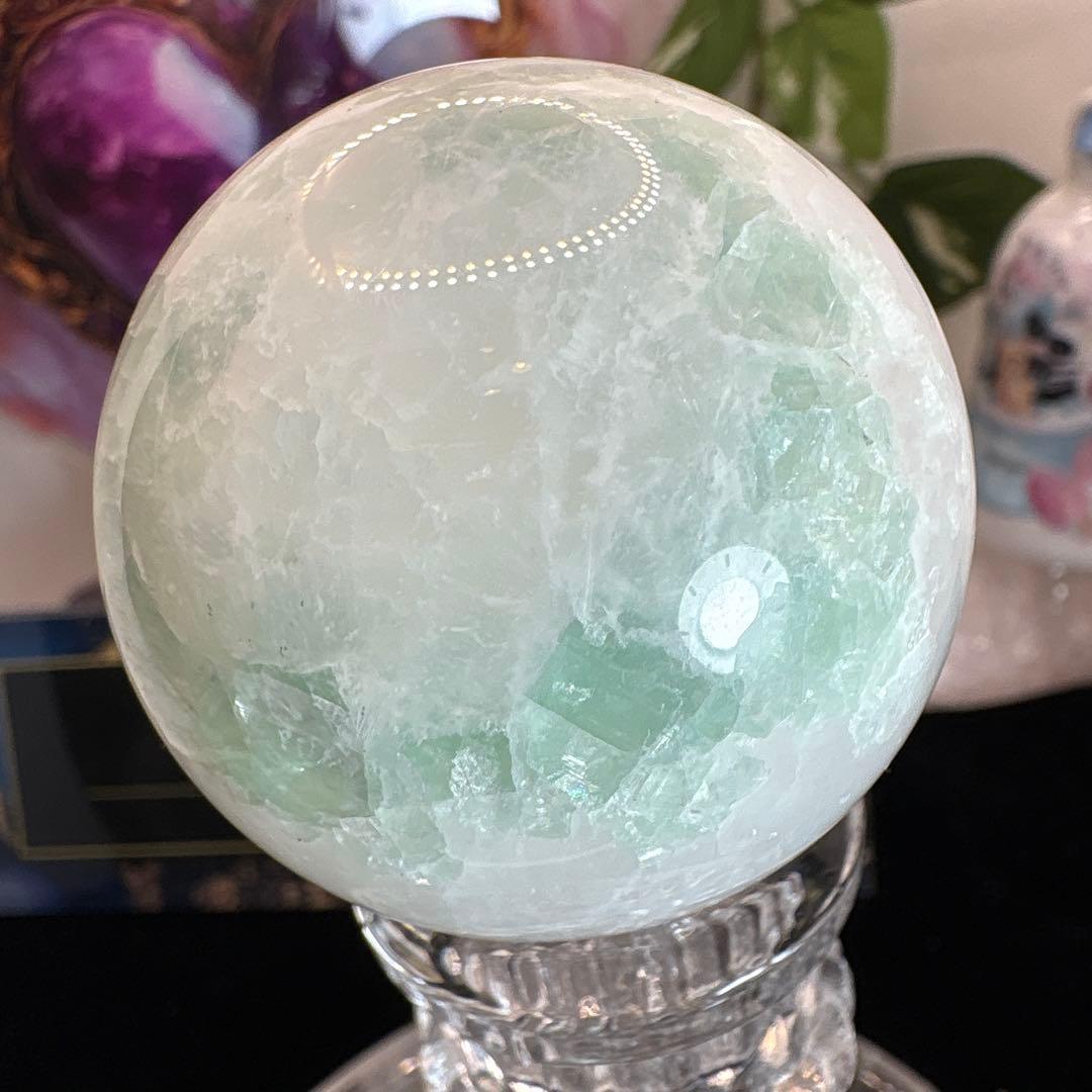 ホワイトフローライトスフィア♡♡No.2441