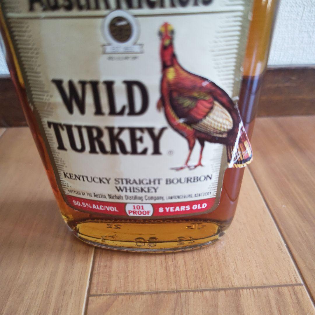 未開封 ワイルドターキー8年　375ml瓶