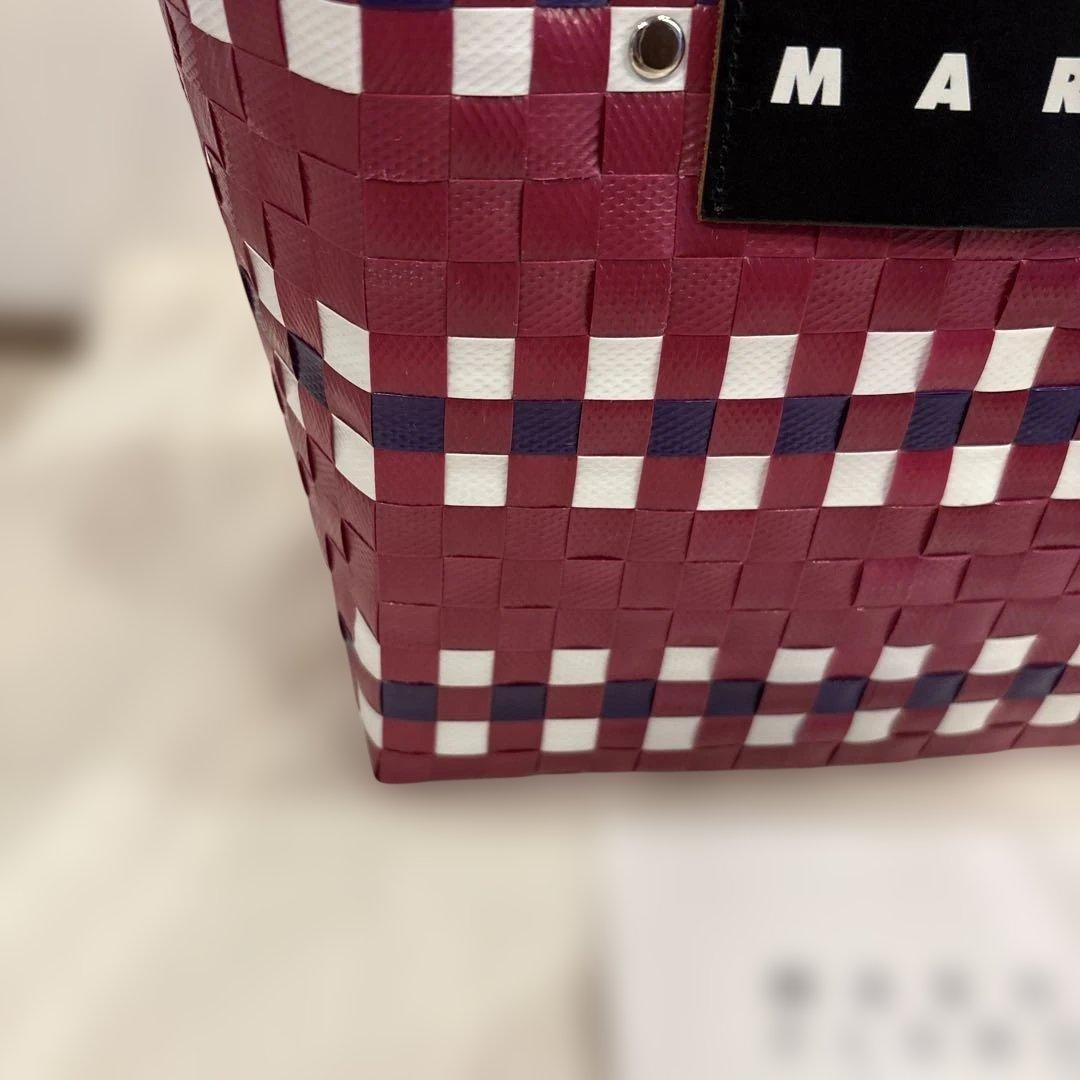 マルニフラワーカフェ ミニ バスケットバッグ