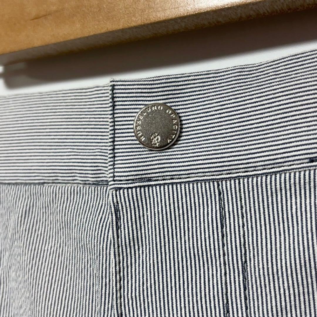 新品 ラッセルノ ゴルフ シアサッカー カーゴショーツ ネイビー M/L