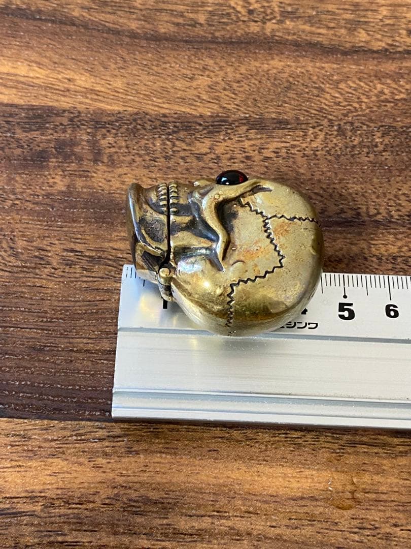 ビンテージ スカル マッチケース レア 珍品 デビル バイカー チョッパー