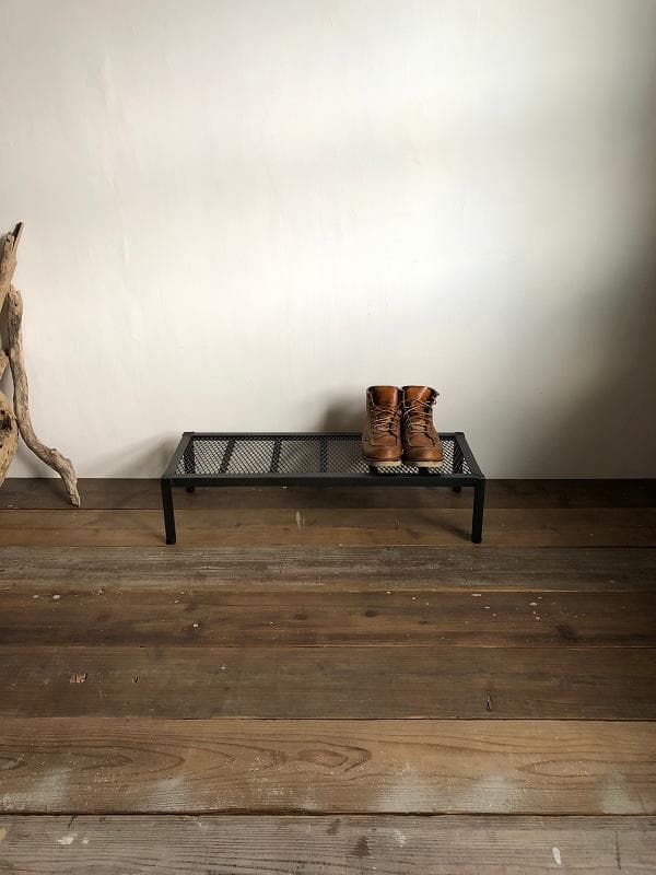 貴重　期間限定IS-01　花台　アイアン　シューズラック　ボタニカルラック　踏台