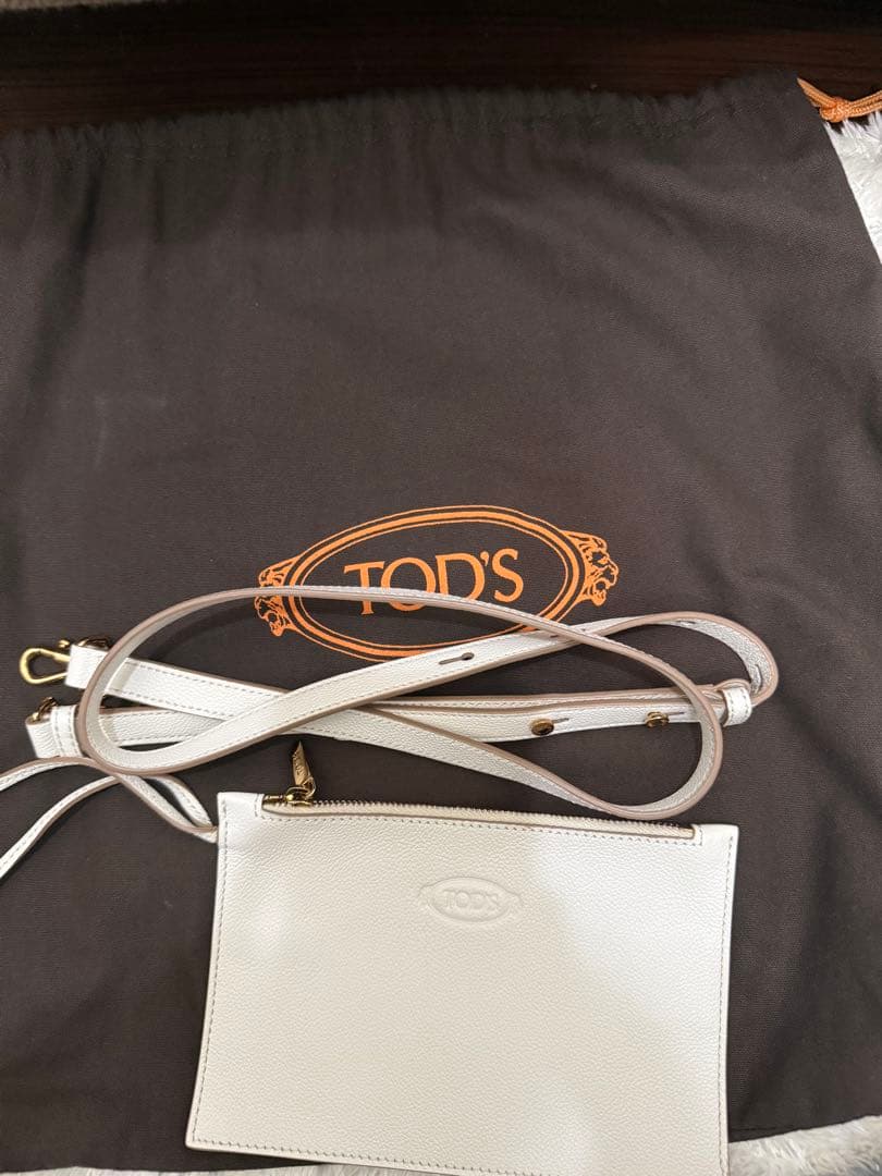 TOD'S トッズ ハンドバッグ Tタイムレス ミニ ホワイト