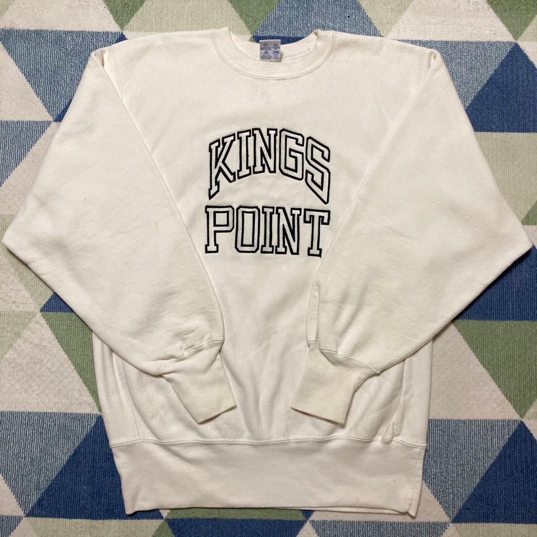 90s Champion KINGS POINTリバースウィーブ刺繍タグUSA製