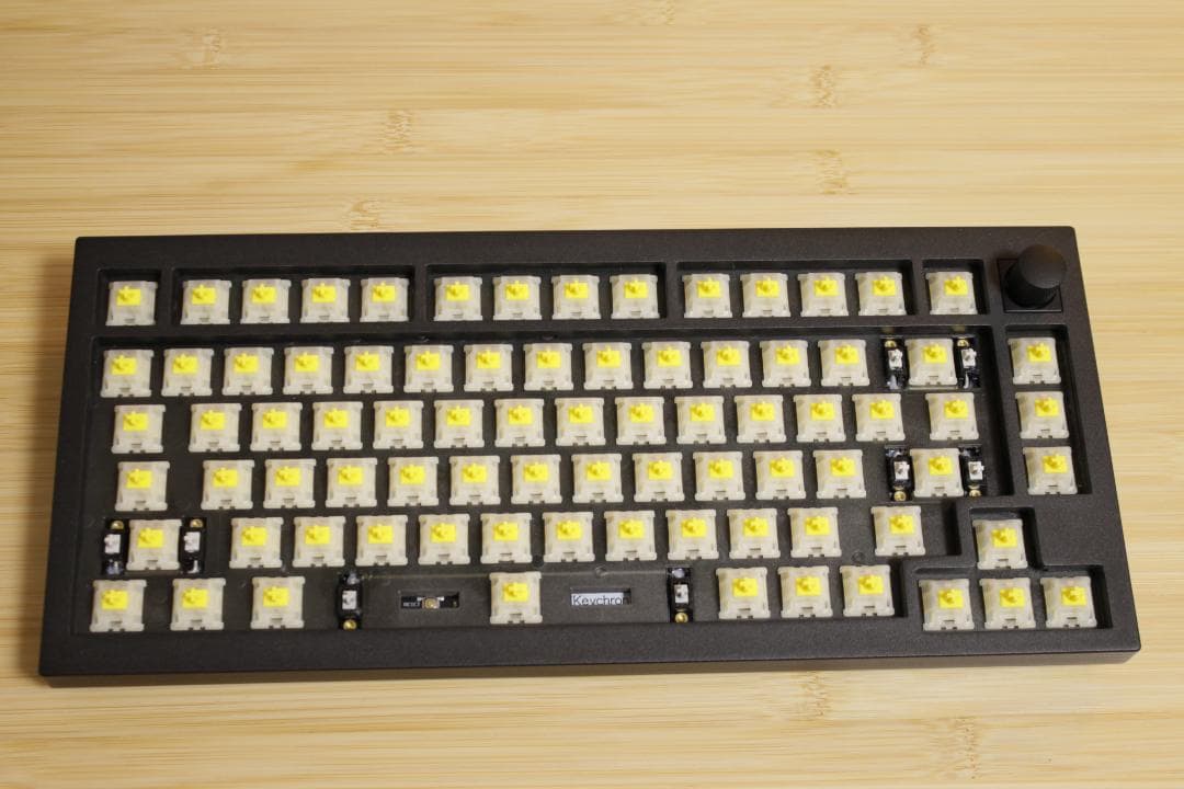 【Keychron】Q1 MAX Black キーボード ANSI カバー付き