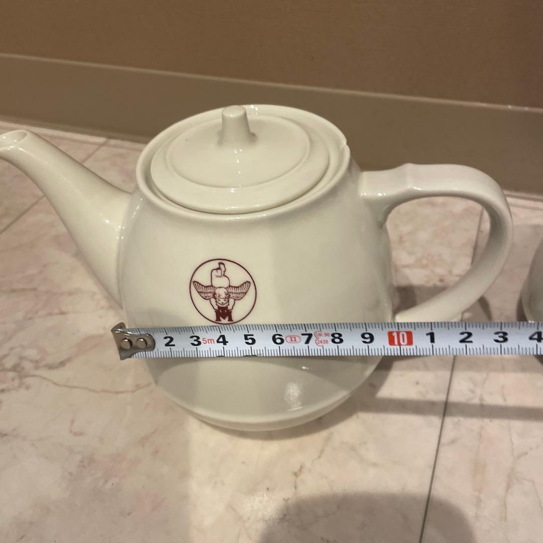 小*隆様 【貴重】森永　ティーポット　シュガーポット　森永製菓　ロゴ　エンゼルマ