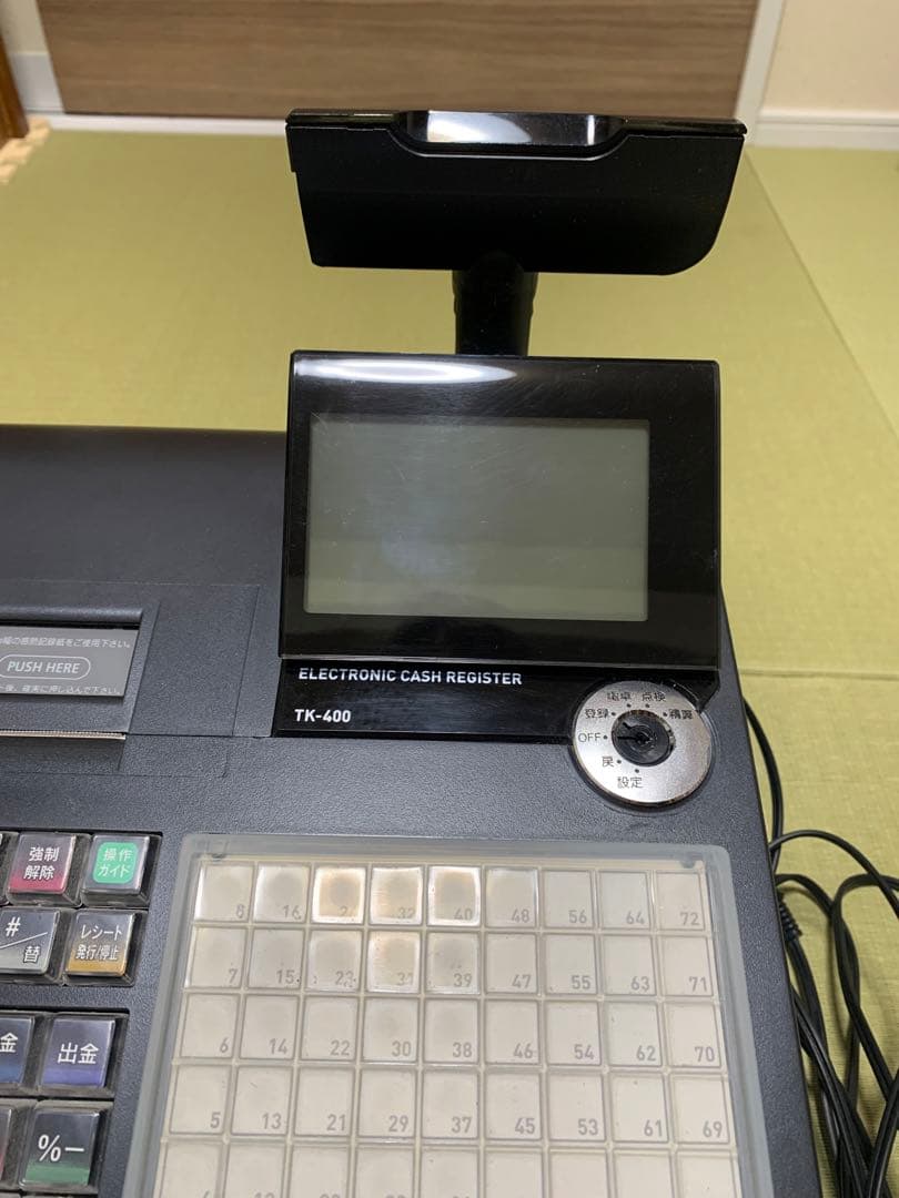 CASIO TK-400 電子レジスター　ブラック