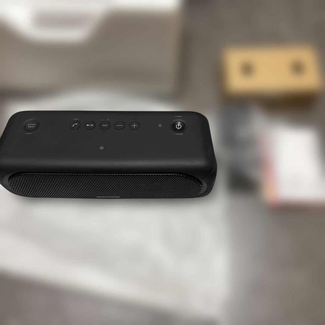 Sony SRS-XB40 ワイヤレスポータブルスピーカー（ブラック）