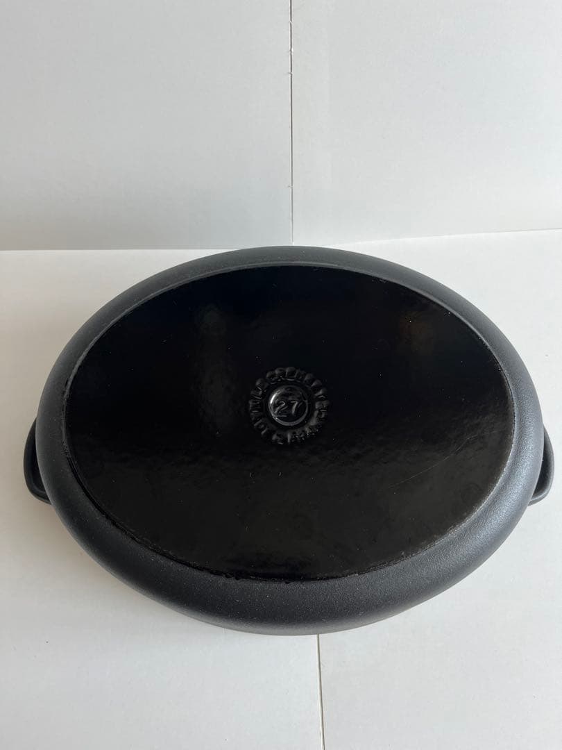 廃盤　ルクルーゼ　ココットオーバル 27cm マットブラック
