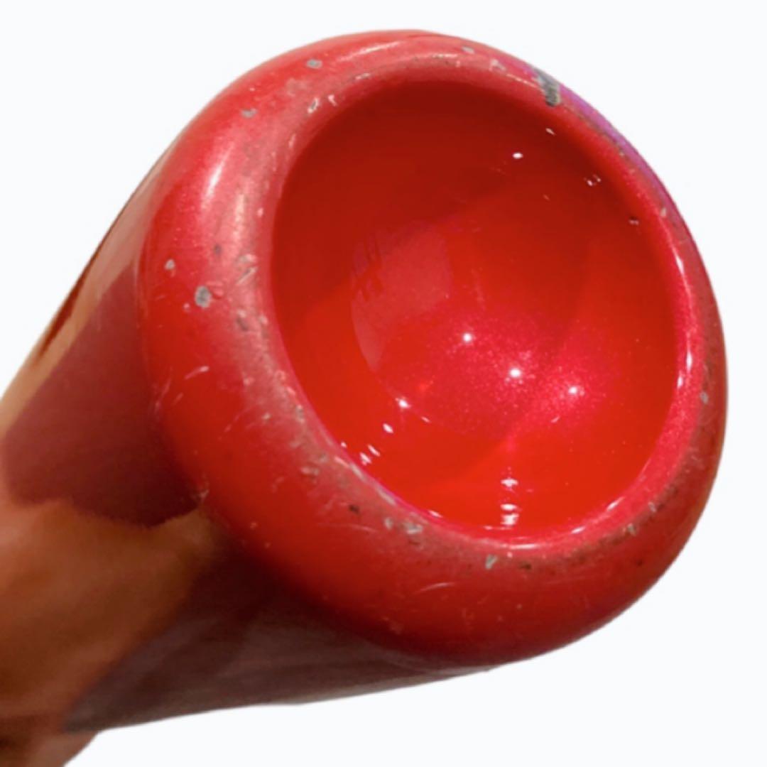 【美品】アシックス　BIG FLYING 大谷翔平モデル　金属バッド　赤