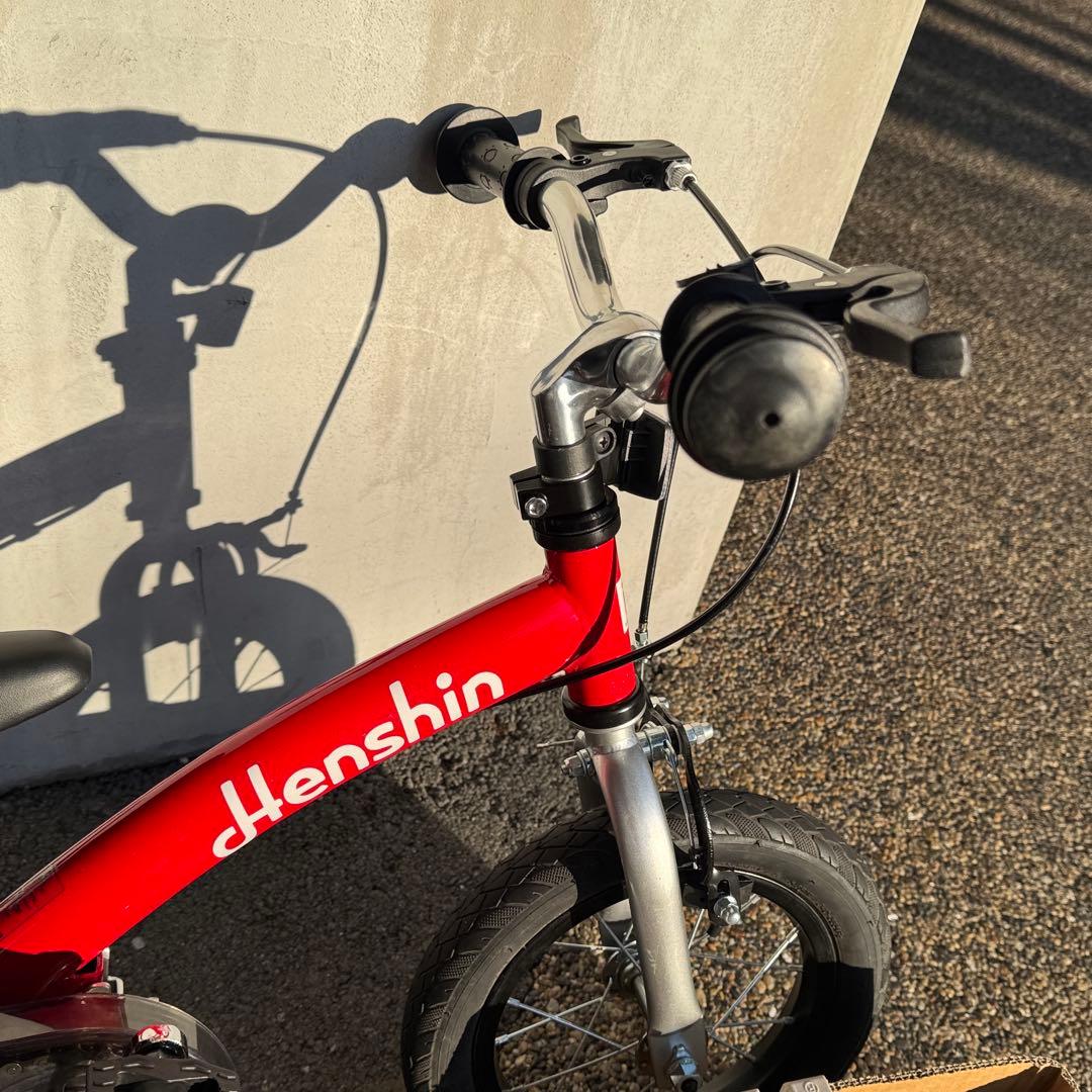 最新型へんしんバイク2 レッド　キックバイク Henshin Bike