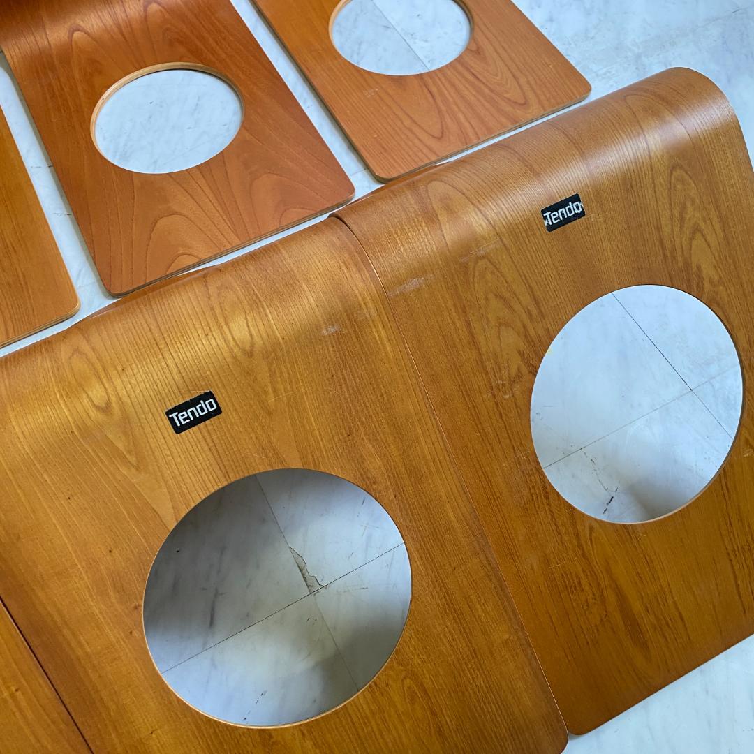 天童木工 Tendo 座椅子 木製 座椅子 藤森健次デザイン 8セット 美品