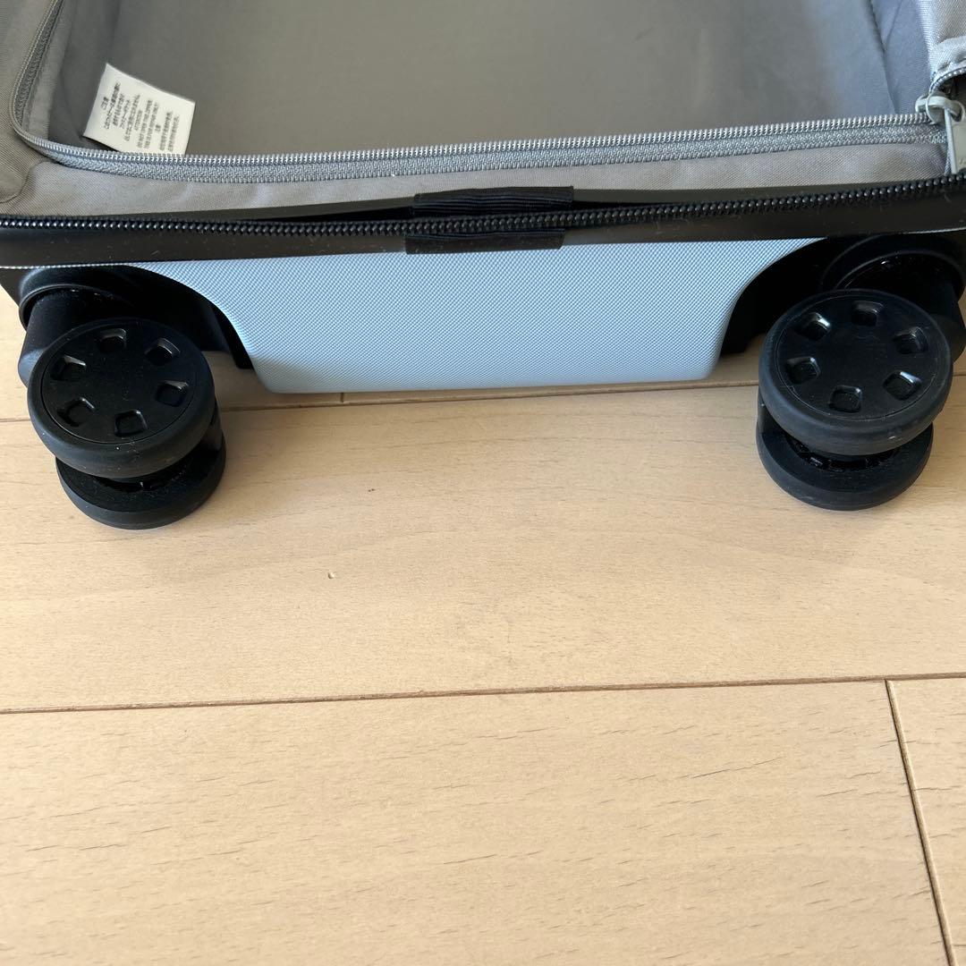 美品　無印　19リットル　キャリーケース　ライトブルー