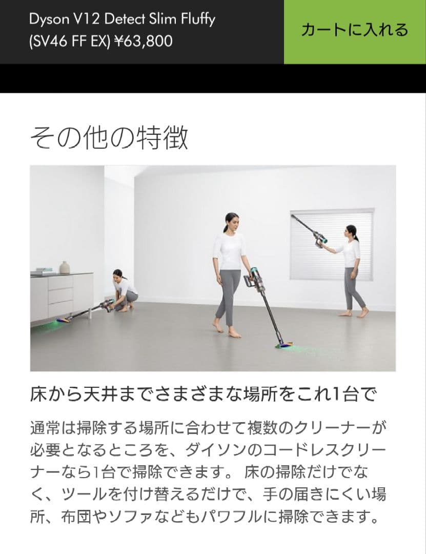 ダイソン　最新ハイエンドモデル　V12 SV46 新品　公式限定フルセット