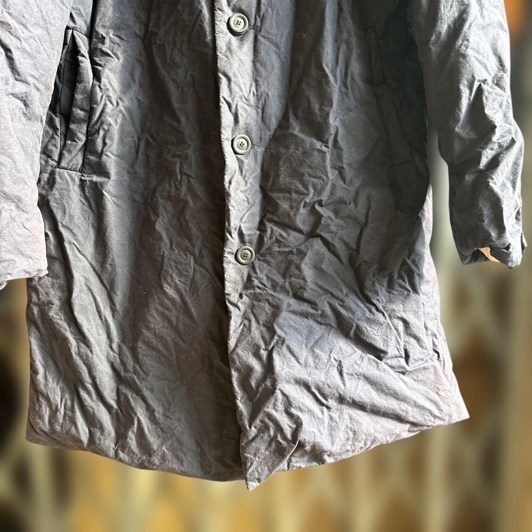 CASEY CASEY スタンドカラーコート　サイズS表記　中古品　色褪せヤケ有