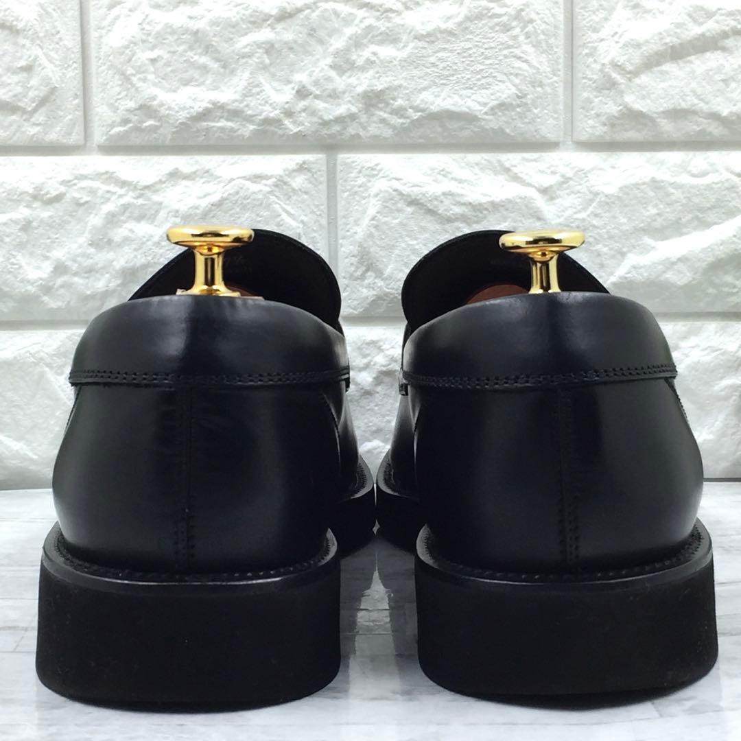 【美品】TOD'S トッズ Tタイムレス ローファー レザー 25.5 黒