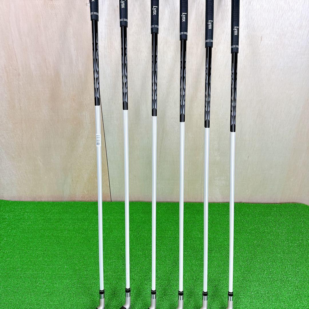 良品 リンクス PARALLAX HYBRID-i アイアンセット 5〜9.P