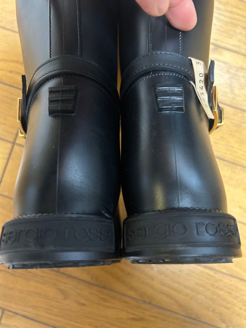 専用Sergio Rossi セルジオロッシ レインブーツ 38