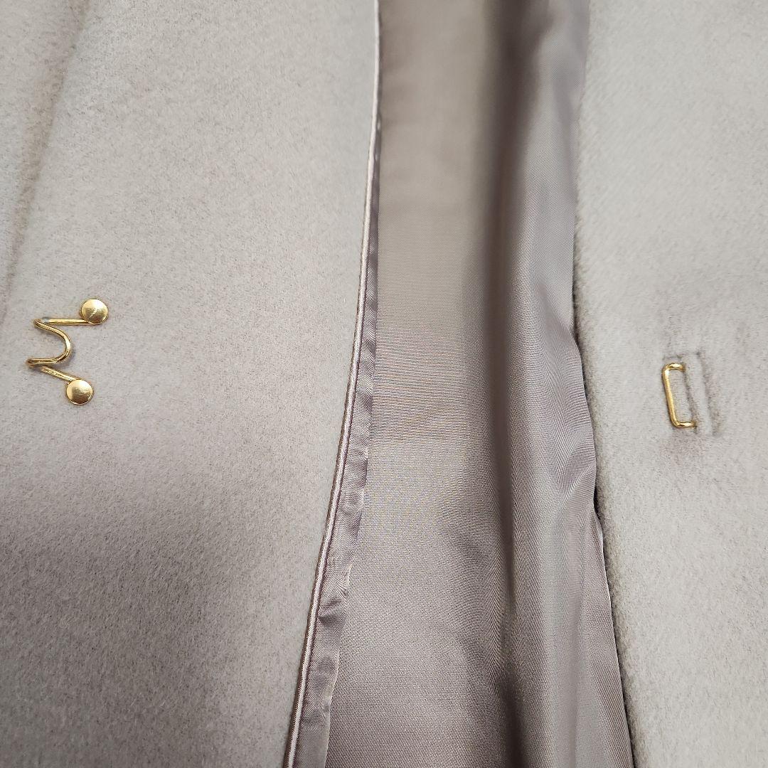 本日限定！【美品】ヴィクトリアン ウール ハーフコート グレージュ