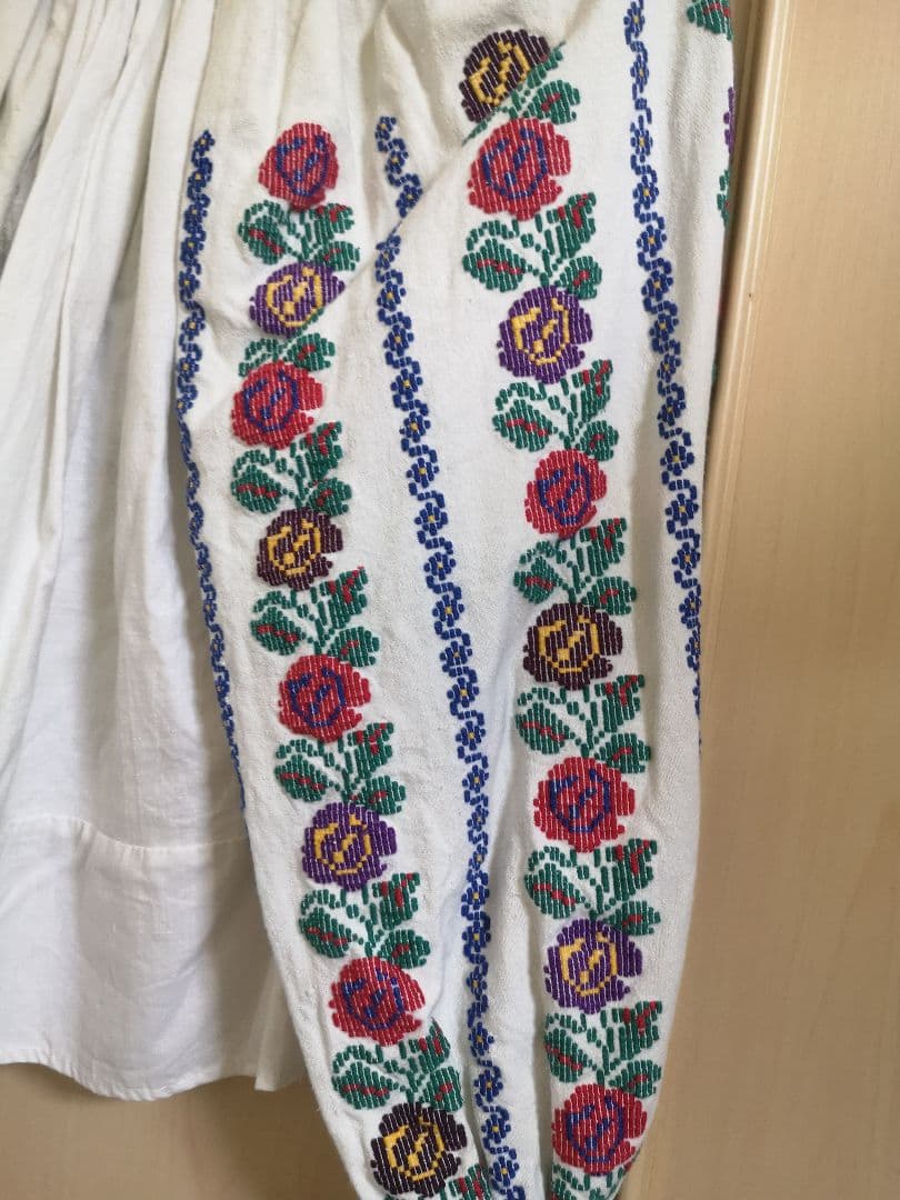 vintage ルーマニア刺繍 ブラウス