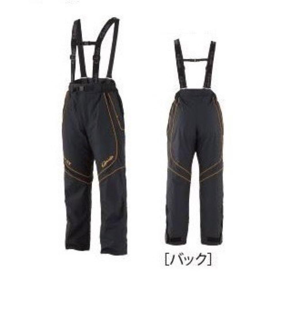 がまかつ ゴアテックス レインスーツ GM-3603 ブラック×ゴールドLサイズ