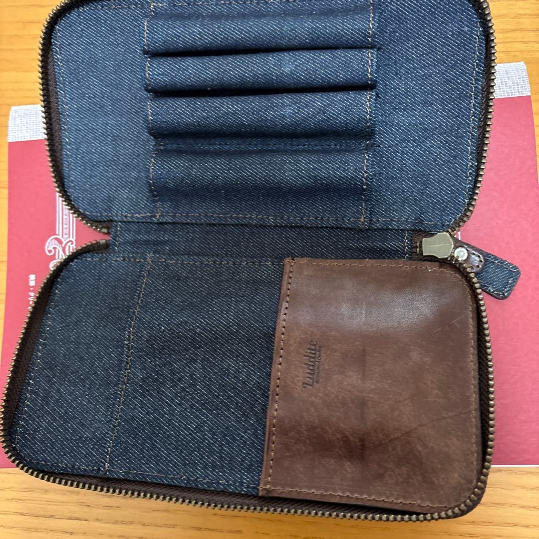 ラダイト（LUDDITE）　WEB限定レザーラウンドジップペンケース　MAYA