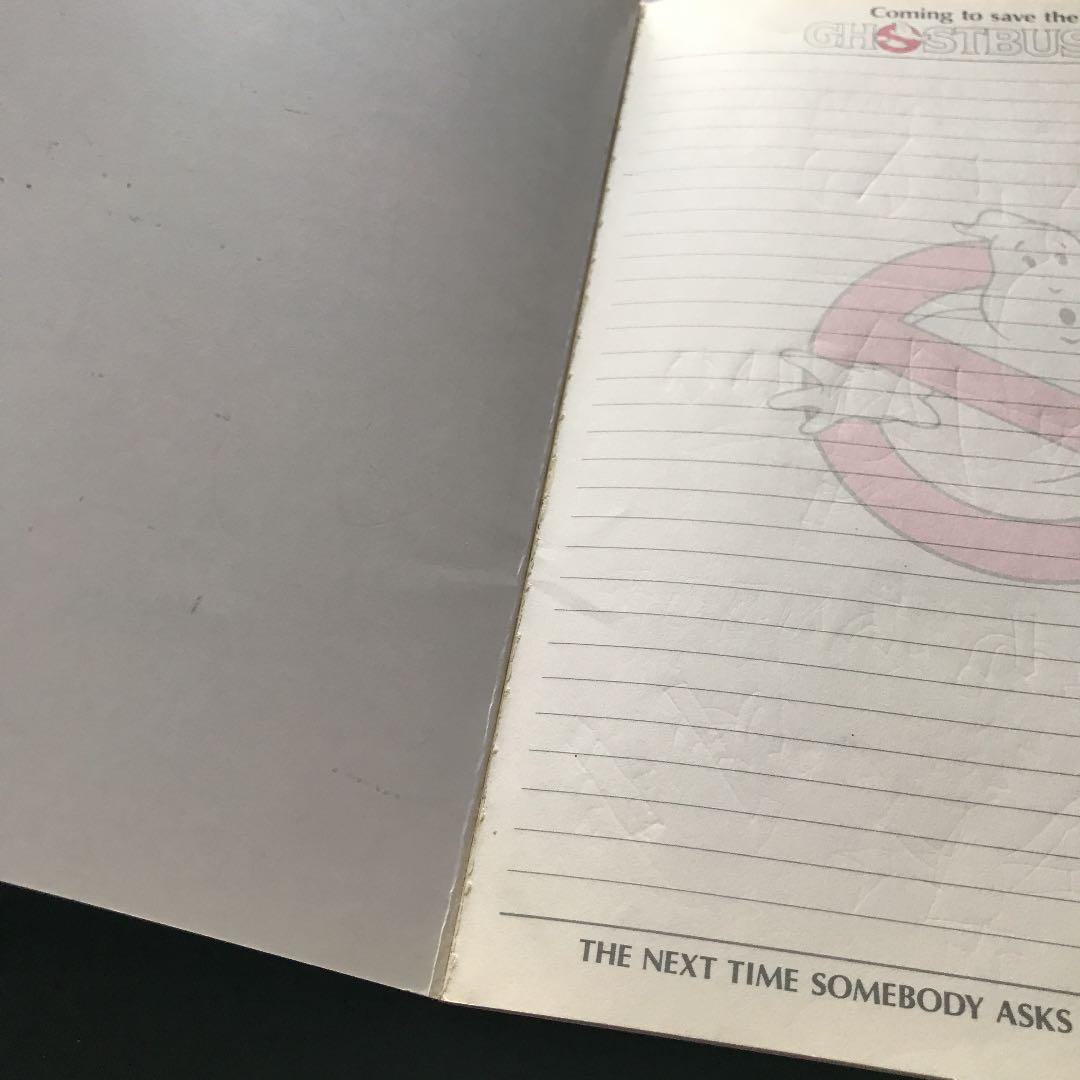 ゴーストバスターズ 映画 ノート 1989年 貴重品