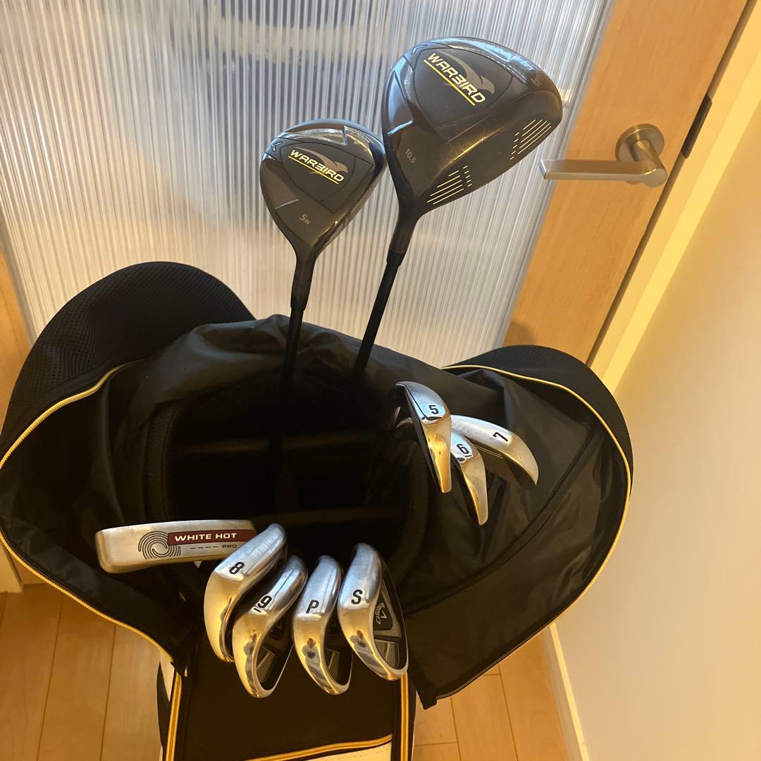 キャロウェイ ゴルフクラブセット WARBIRD スチールシャフト現行モデル