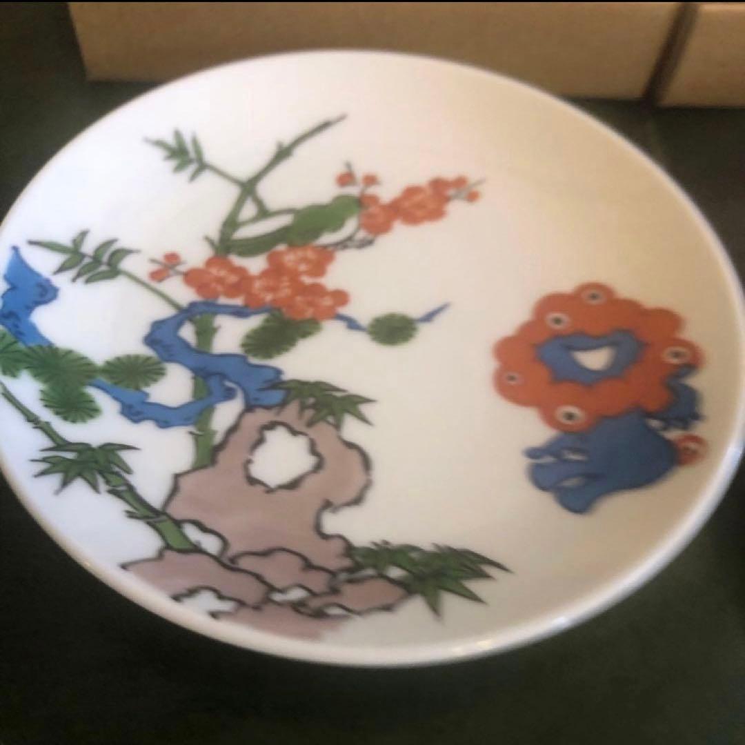 ２枚セット　中川政七商店　豆皿　有田焼　万博　ミャクミャク　EXPO 有田焼き